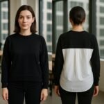 TWINS Sırtı gömlek detay sweatshirt