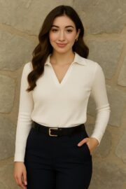 TWINS Gömlek Yaka Bluz