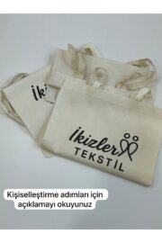 TWINS Kişiye özel baskılı bez çanta (20 adet) - Görsel 3