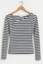 TWINS ÇİZGİLİ BLUZ - Görsel 4