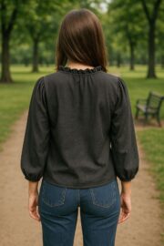 TWINS Siyah bluz - Görsel 2